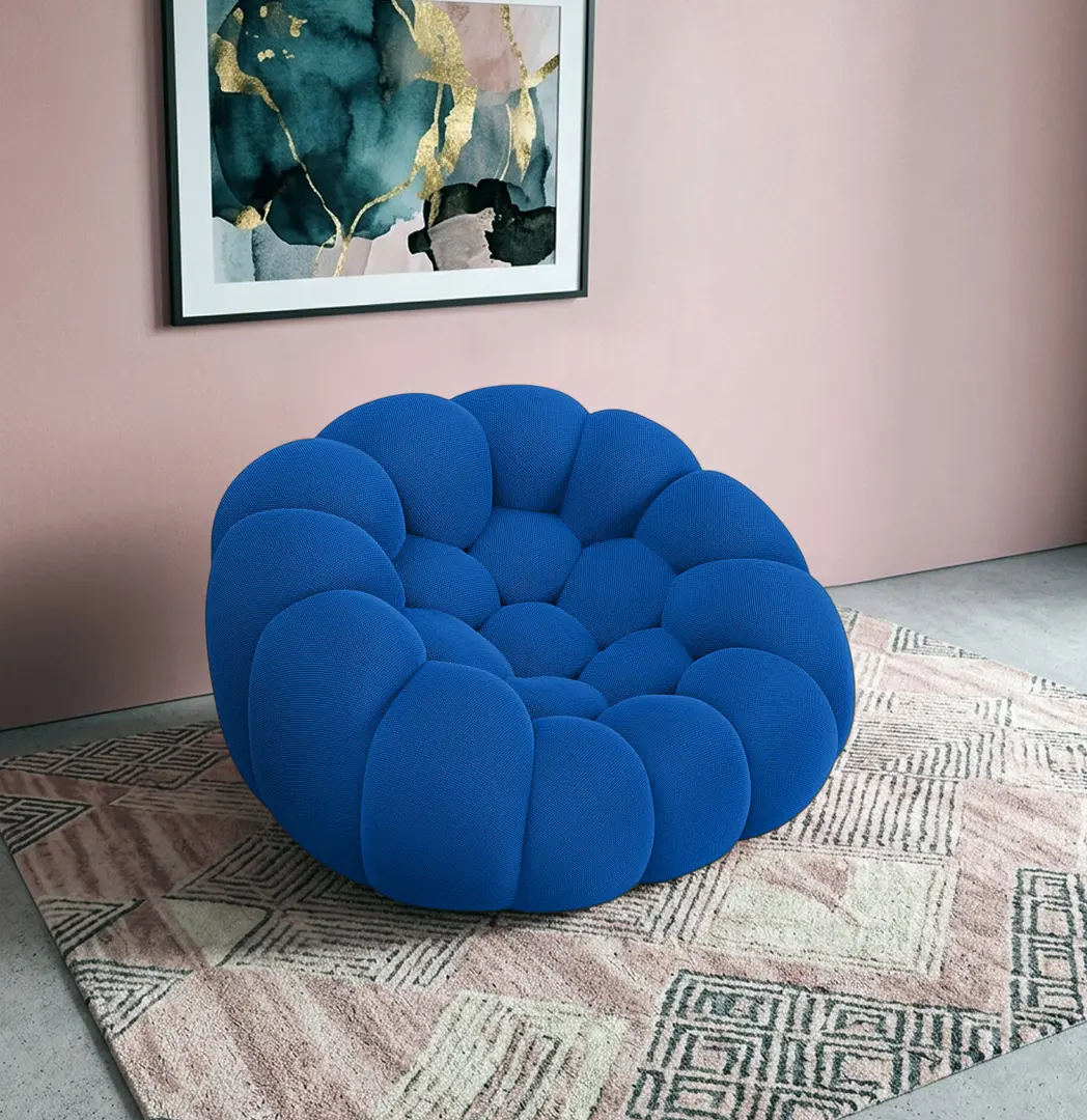 Бескаркасное кресло Synonym Puffa (Blue)