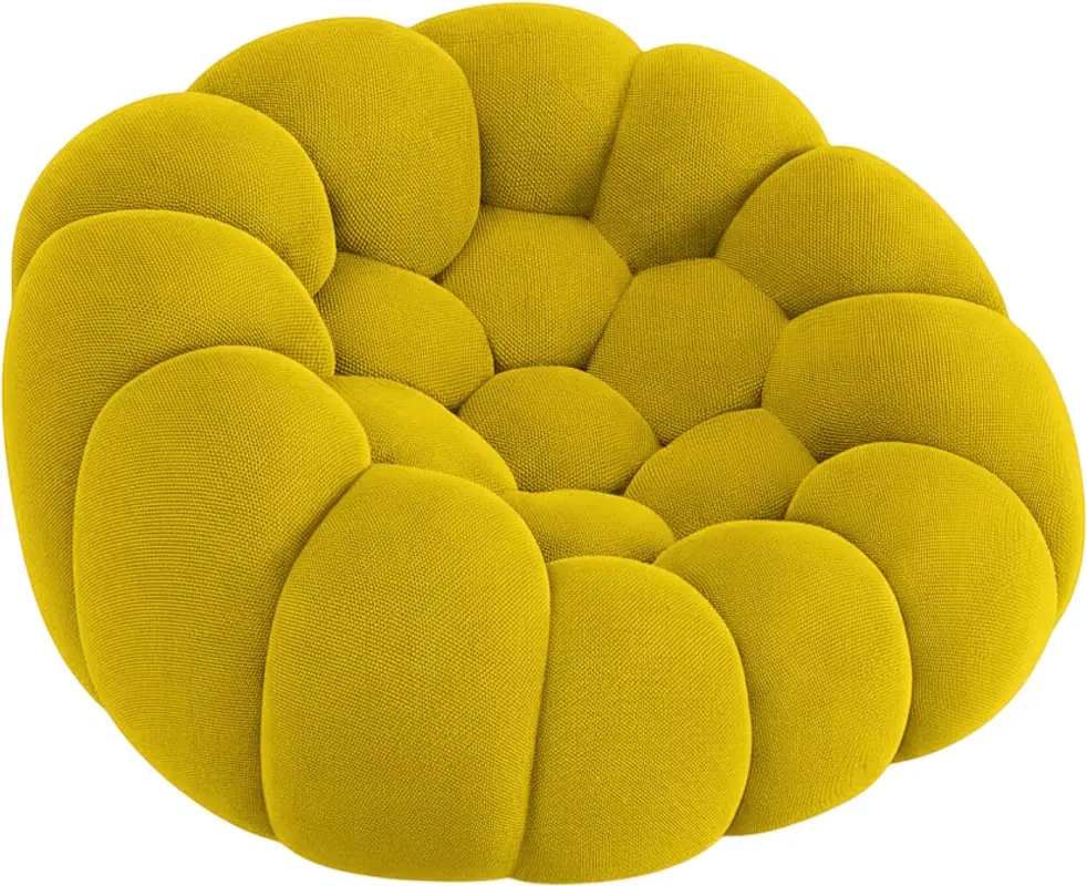Бескаркасное кресло Synonym Puffa (Mustard) - 2