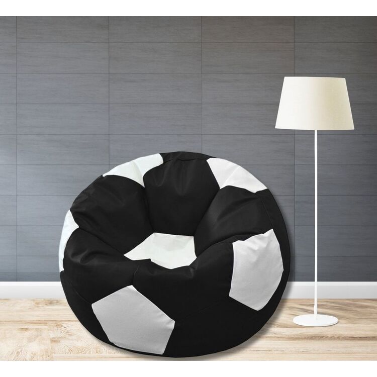 Кресло-мяч Bean Bag Ares BM6079 XL (White/Black)