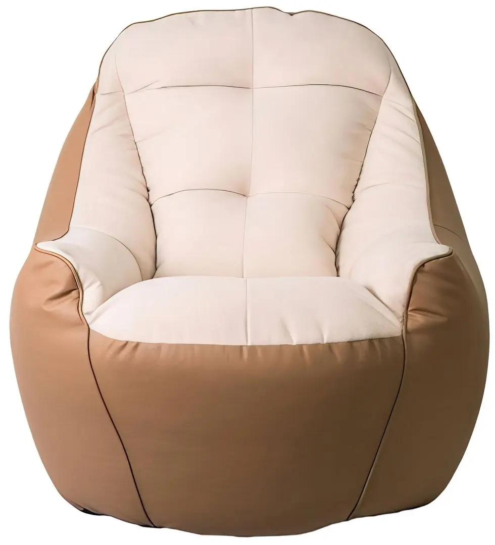 Бескаркасное кресло Bean Bag BigBoss BM5858 XL (Brown/Cream)