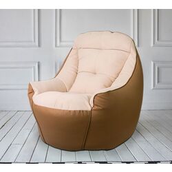 Fotoliu fara carcasa Bean Bag BigBoss BM5858 XL (Brown/Cream)