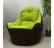 Бескаркасное кресло Bean Bag BigBoss BM5859 XL (Green/Coffee)