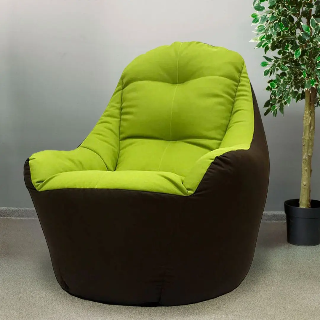 Fotoliu fara carcasa Bean Bag BigBoss BM5859 XL (Green/Coffee)