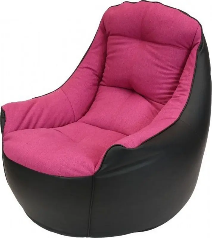 Fotoliu fara carcasa Bean Bag BigBoss BM5860 XL (Pink/Black)