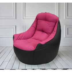 Fotoliu fara carcasa Bean Bag BigBoss BM5860 XL (Pink/Black)