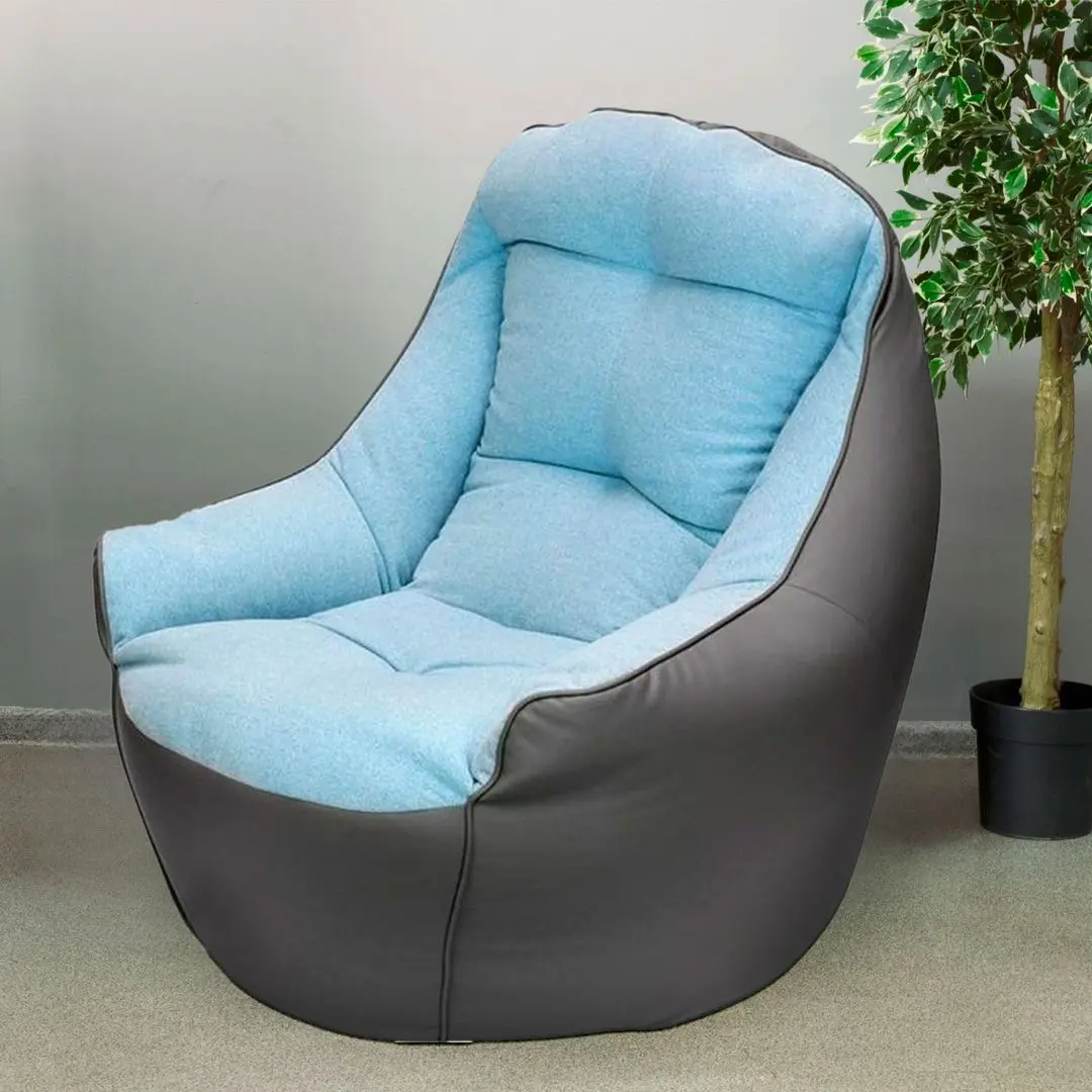 Fotoliu fara carcasa Bean Bag BigBoss BM5864 XL (Blue/Gray)