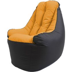 Бескаркасное кресло Bean Bag BigBoss BM6165 XL (Black/Orange) Thumb