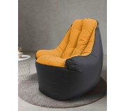 Бескаркасное кресло Bean Bag BigBoss BM6165 XL (Black/Orange)