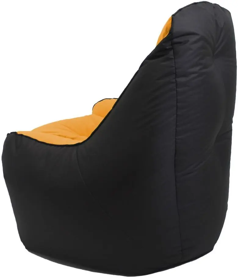 Бескаркасное кресло Bean Bag BigBoss BM6165 XL (Black/Orange)