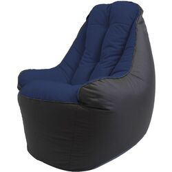 Fotoliu fara carcasa Bean Bag BigBoss BM6166 XL (Black/Dark Blue) Thumb