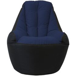 Fotoliu fara carcasa Bean Bag BigBoss BM6166 XL (Black/Dark Blue) Thumb
