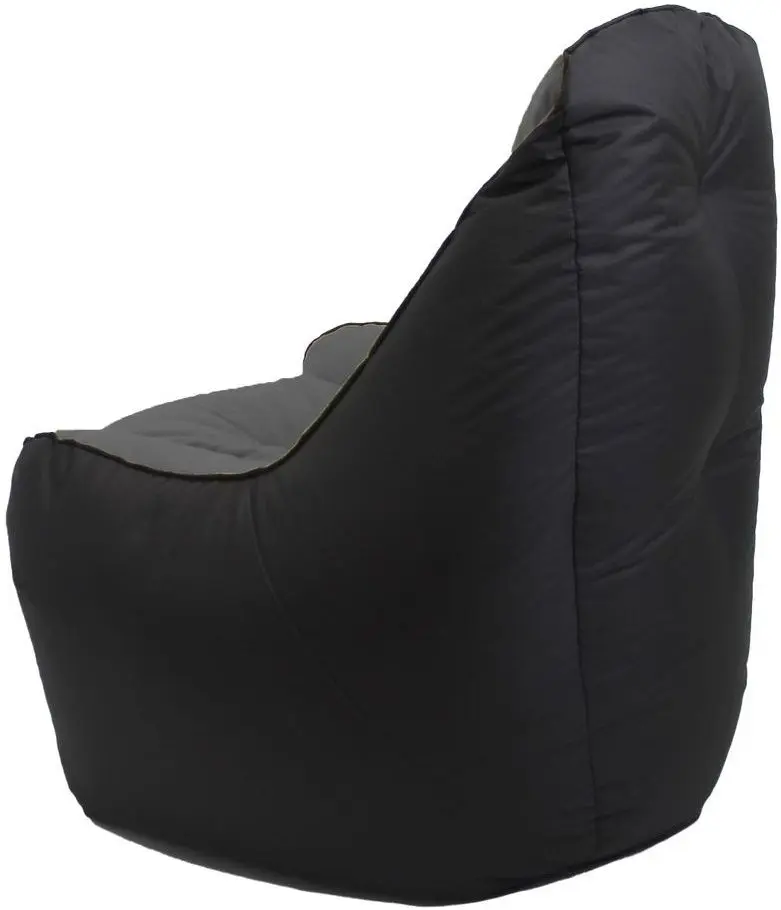 Бескаркасное кресло Bean Bag BigBoss BM6167 XL (Black/Dark Gray)