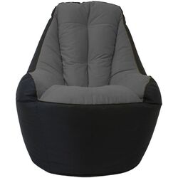 Бескаркасное кресло Bean Bag BigBoss BM6167 XL (Black/Dark Gray) Thumb