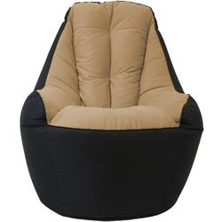 Fotoliu fara carcasa Bean Bag BigBoss BM6168 XL (Black/Beige) Thumb