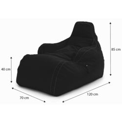 Кресло-мешок Bean Bag GigaByte BM5824 XXL (Black/Light Blue) Thumb