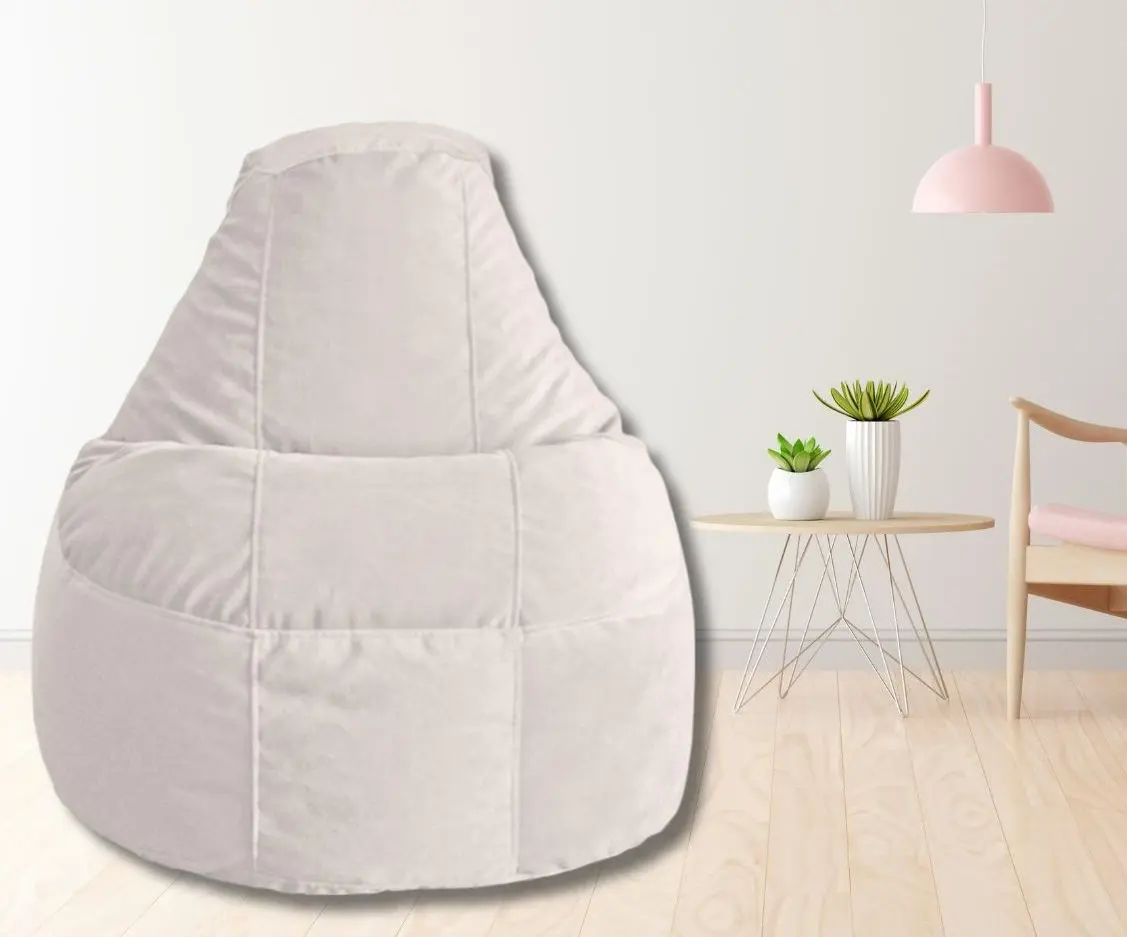 Fotoliu-sac Bean Bag Lux BM5886 (Vanilla)