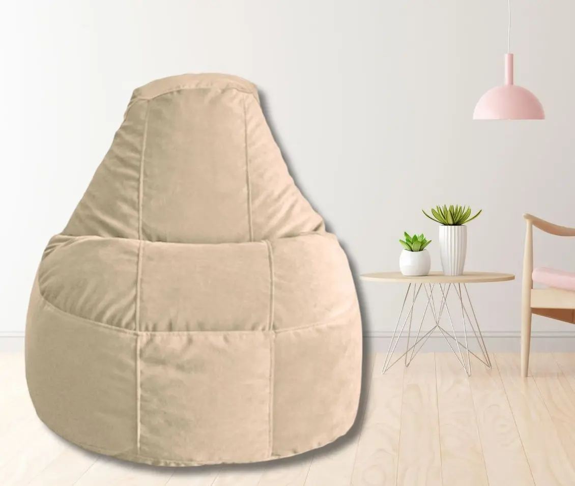 Fotoliu-sac Bean Bag Lux BM5889 (Cappuccino)