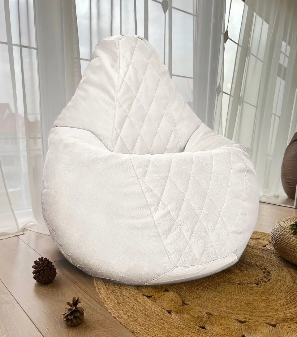 Fotoliu-sac Bean Bag Maserrati Romb BM6120 L (White)
