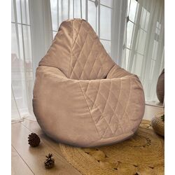 Fotoliu-sac Bean Bag Maserrati Romb BM6121 L (Coffee)
