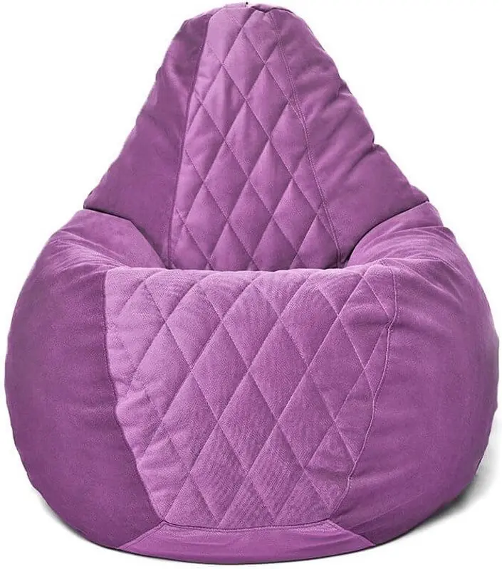 Fotoliu-sac Bean Bag Maserrati Romb BM6124 L (Purple)