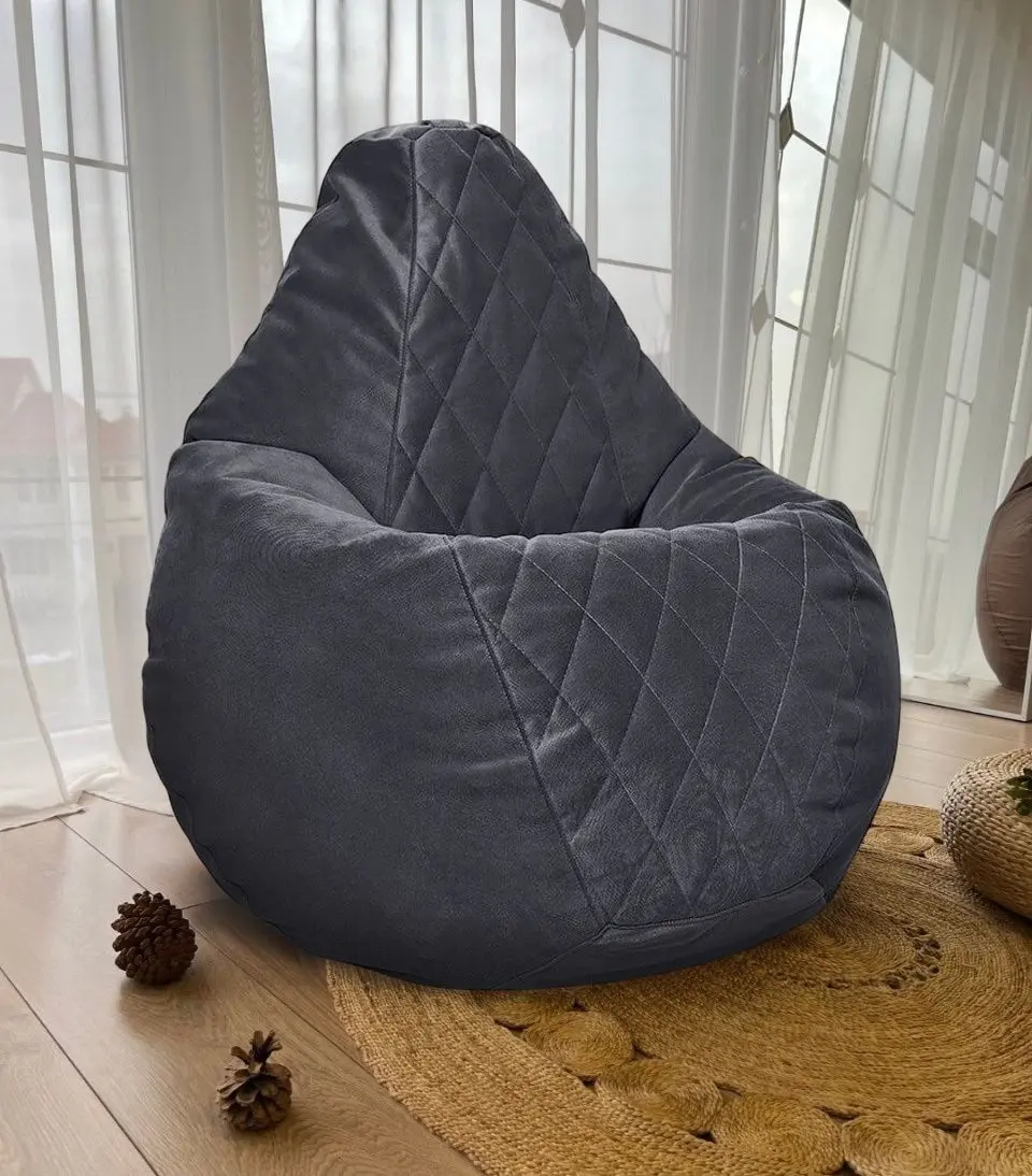 Fotoliu-sac Bean Bag Maserrati Romb BM6126 L (Black)