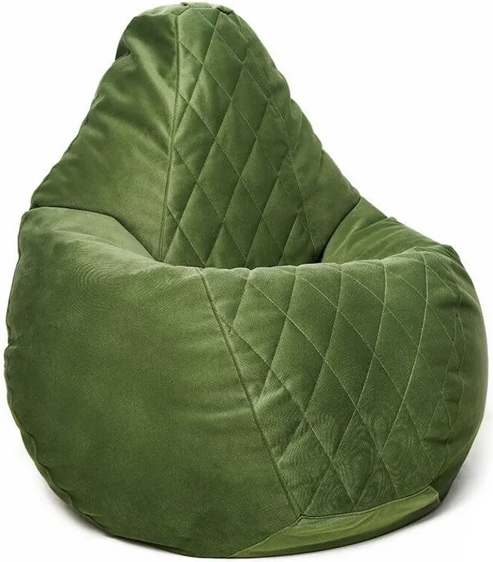 Fotoliu-sac Bean Bag Maserrati Romb BM6128 L (Green)
