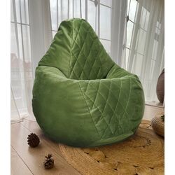 Fotoliu-sac Bean Bag Maserrati Romb BM6128 L (Green)