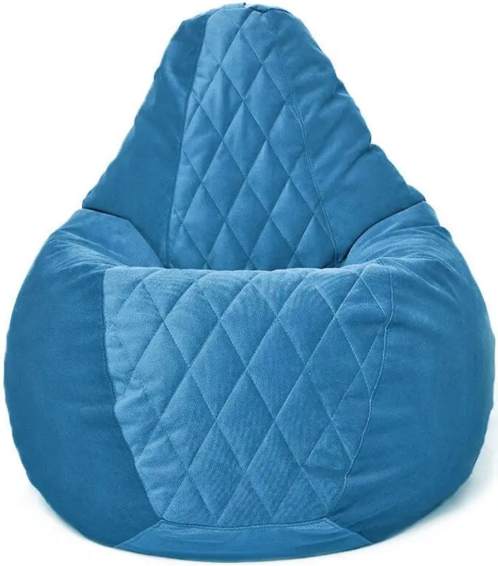Кресло-мешок Bean Bag Maserrati Romb BM6129 L (Blue Light)