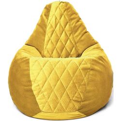 Fotoliu-sac Bean Bag Maserrati Romb BM6130 L (Yellow) Thumb