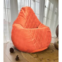 Fotoliu-sac Bean Bag Maserrati Romb BM6131 L (Orange)