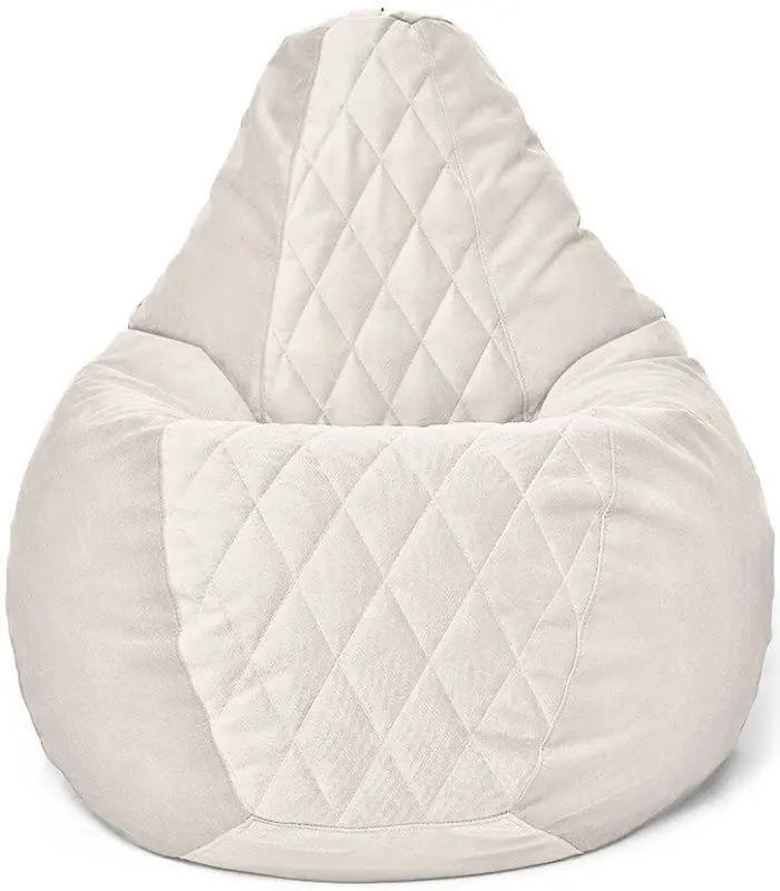 Fotoliu-sac Bean Bag Maserrati Romb BM6134 XL (White)