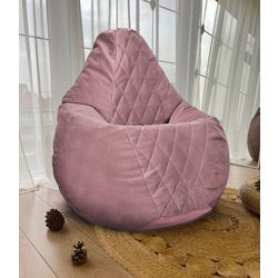 Fotoliu-sac Bean Bag Maserrati Romb BM6135 XL (Powdery Pink)