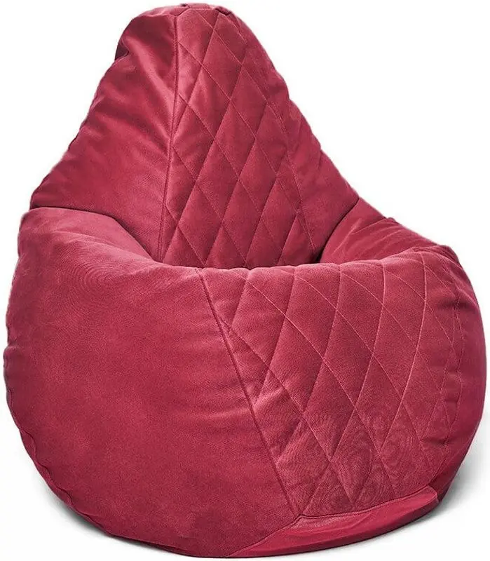 Fotoliu-sac Bean Bag Maserrati Romb BM6136 XL (Burgundy)