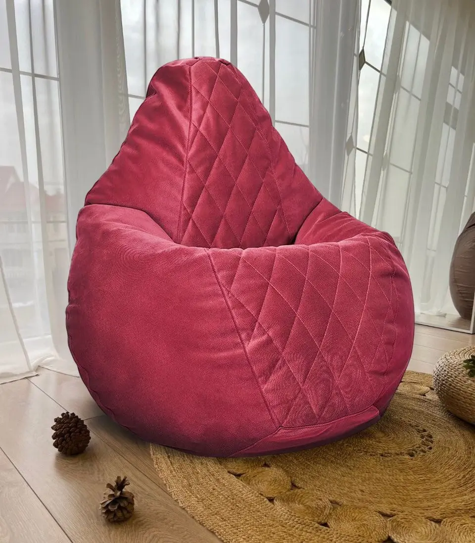Fotoliu-sac Bean Bag Maserrati Romb BM6136 XL (Burgundy)