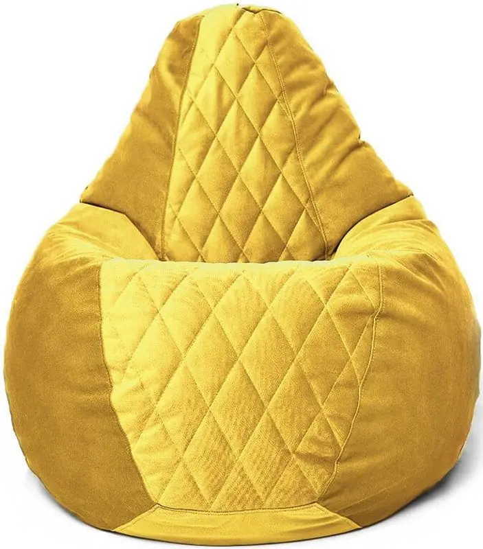 Кресло-мешок Bean Bag Maserrati Romb BM6138 XL (Yellow)
