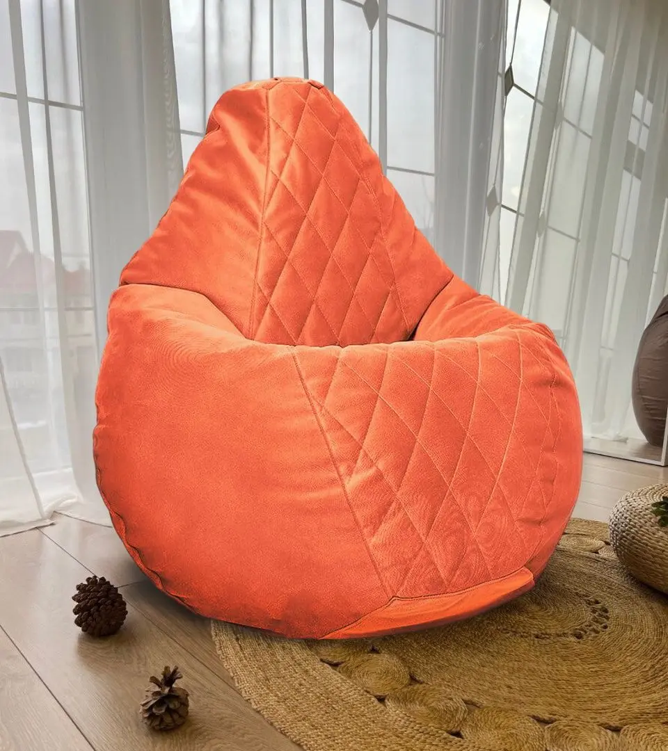 Кресло-мешок Bean Bag Maserrati Romb BM6142 XL (Orange)