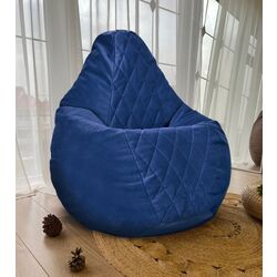 Fotoliu-sac Bean Bag Maserrati Romb BM6145 XL (Blue)