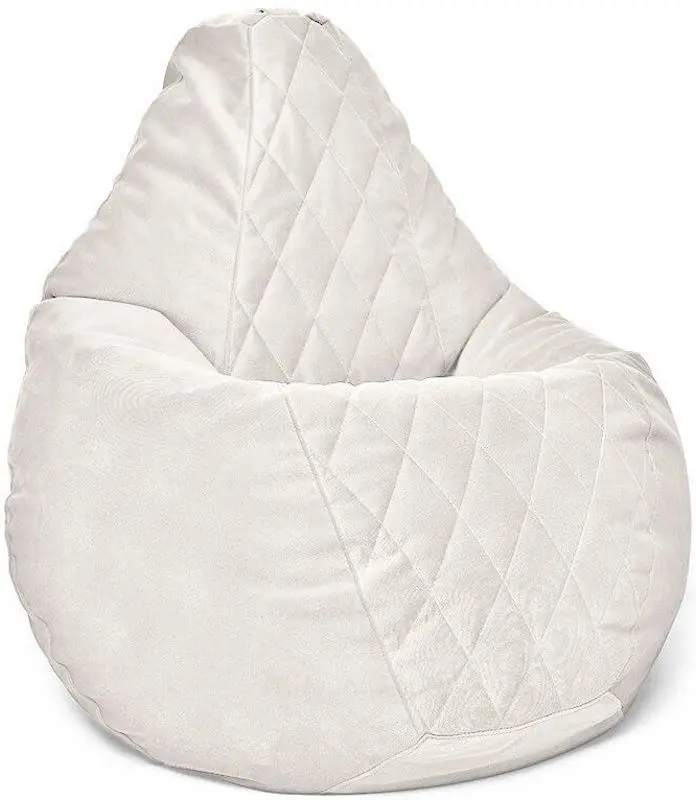 Fotoliu-sac Bean Bag Maserrati Romb BM6148 XXL (White)