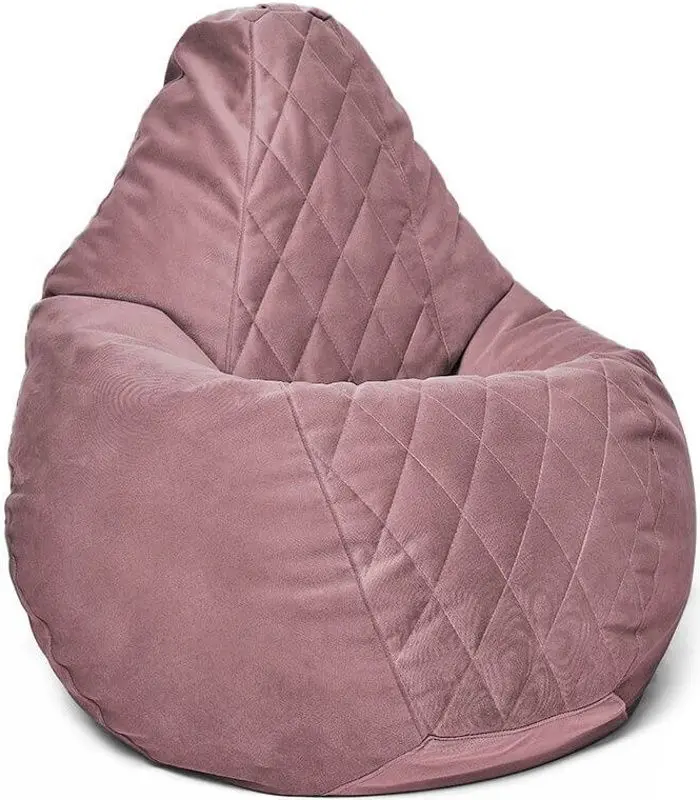 Fotoliu-sac Bean Bag Maserrati Romb BM6149 XXL (Powdery Pink)