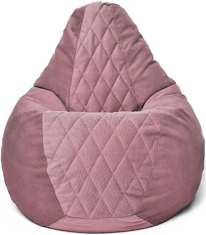 Fotoliu-sac Bean Bag Maserrati Romb BM6149 XXL (Powdery Pink)