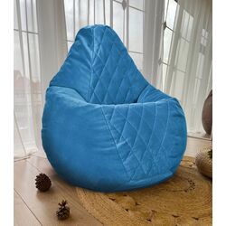 Fotoliu-sac Bean Bag Maserrati Romb BM6151 XXL (Blue Light)