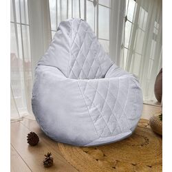 Fotoliu-sac Bean Bag Maserrati Romb BM6157 XXL (Gray Light)
