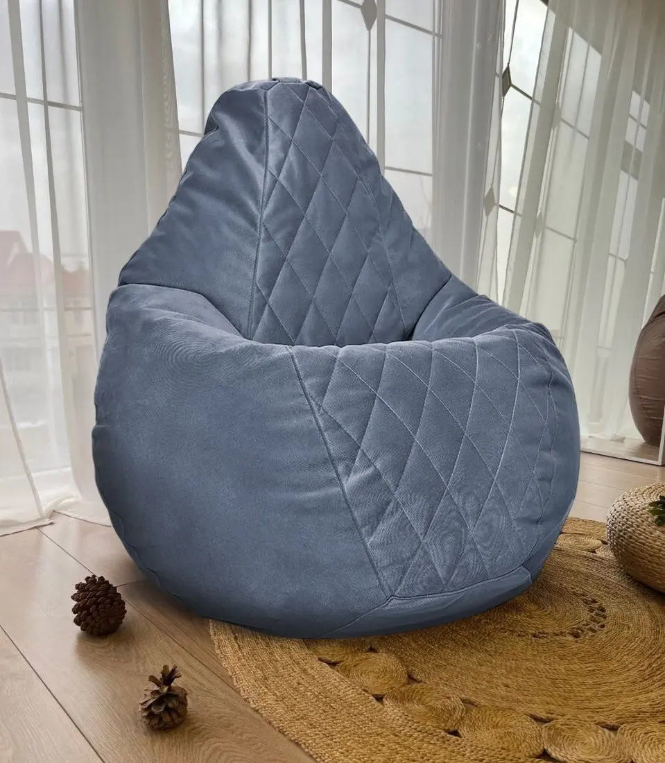 Fotoliu-sac Bean Bag Maserrati Romb BM6158 XXL (Gray)
