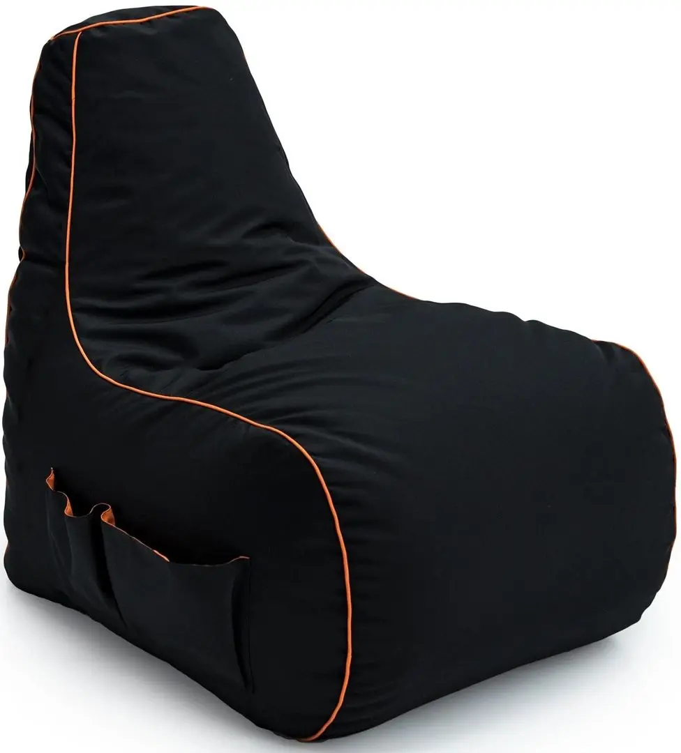 Fotoliu-sac Bean Bag MegaByte 600D BM5810 L (Black/Orange)