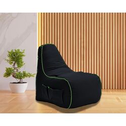 Fotoliu-sac Bean Bag MegaByte 600D BM5811 L (Black/Green)
