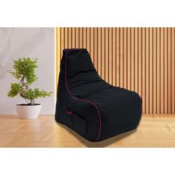 Fotoliu-sac Bean Bag MegaByte 600D BM5812 L (Black/Pink)