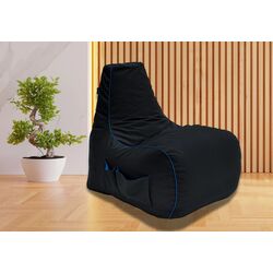 Fotoliu-sac Bean Bag MegaByte 600D BM5813 L (Black/Blue)