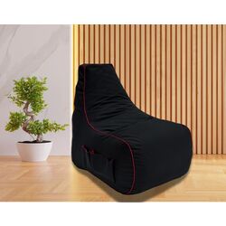 Fotoliu-sac Bean Bag MegaByte 600D BM5815 L (Black/Red)
