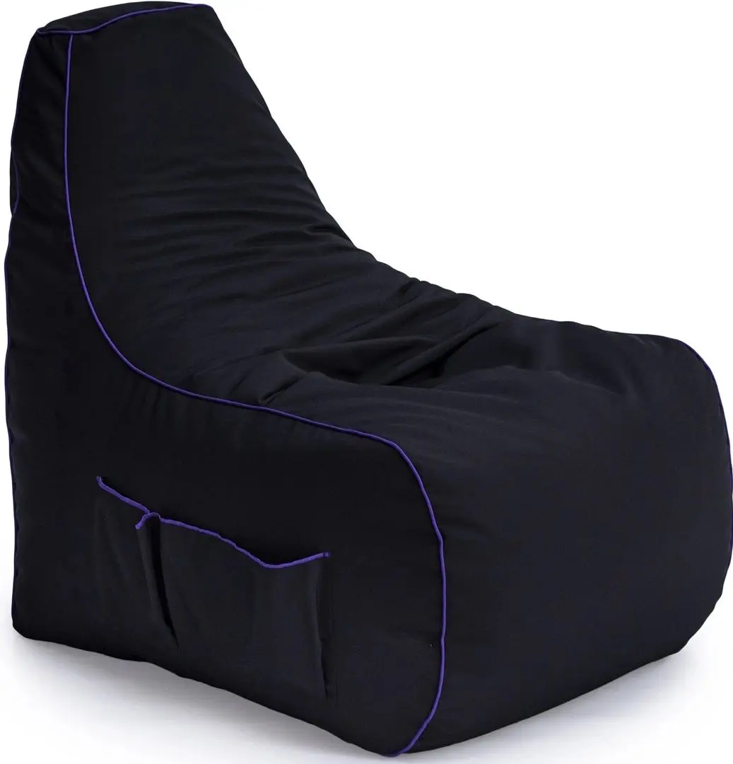 Кресло-мешок Bean Bag MegaByte 600D BM5816 L (Black/Blue)