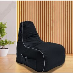 Fotoliu-sac Bean Bag MegaByte 600D BM5817 L (Black/White)